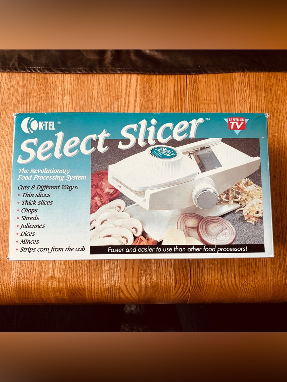 New in Box Vintage K Tel Select Slicer White Kitchen Mandoline